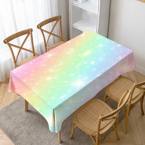Tischdecke Rechteckige Bunter Sternenhimmel140x300cm Abwaschbar Garten Tischdecken Fleckschutz Wasserdicht Tischtuch für Draußen Esszimmer,Küche,Garten,Party,Hochzeiten oder Haushalt Tischdecke Rechteckige Bunter Sternenhimmel140x300cm Abwaschbar Garten Tischdecken Fleckschutz Wasserdicht Tischtuch für Draußen Esszimmer,Küche,Garten,Party,Hochzeiten oder Haushalt von xpkvdsq