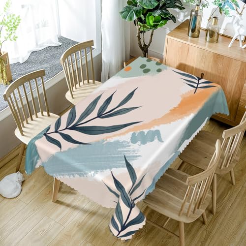 Tischdecke Rechteckige Graue Pflanzengeometrie140x240cm Hochwertige Polyester Tischdecke,wasserabweisend,Dauerhaft Kratzfest für Haus,Hochzeiten,Party,Wohnzimmer,Balkon,Garten,Outdoor Tischdecke Rechteckige Graue Pflanzengeometrie140x240cm Hochwertige Polyester Tischdecke,wasserabweisend,Dauerhaft Kratzfest für Haus,Hochzeiten,Party,Wohnzimmer,Balkon,Garten,Outdoor von xpkvdsq