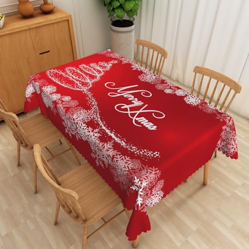Tischdecke Rechteckige Weißer Schnee140x180cm Hochwertige Polyester Tischdecke,wasserabweisend,Dauerhaft Kratzfest für Haus,Hochzeiten,Party,Wohnzimmer,Balkon,Garten,Outdoor Tischdecke Rechteckige Weißer Schnee140x180cm Hochwertige Polyester Tischdecke,wasserabweisend,Dauerhaft Kratzfest für Haus,Hochzeiten,Party,Wohnzimmer,Balkon,Garten,Outdoor von xpkvdsq