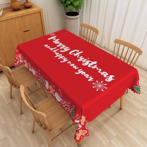 Tischdecke Schneeflocke Weihnachtsbaum140x220cm Abwaschbar Garten Tischdecken Fleckschutz Wasserdicht Tischtuch für Draußen Esszimmer,Küche,Garten,Party,Hochzeiten oder Haushalt Tischdecke Schneeflocke Weihnachtsbaum140x220cm Abwaschbar Garten Tischdecken Fleckschutz Wasserdicht Tischtuch für Draußen Esszimmer,Küche,Garten,Party,Hochzeiten oder Haushalt von xpkvdsq