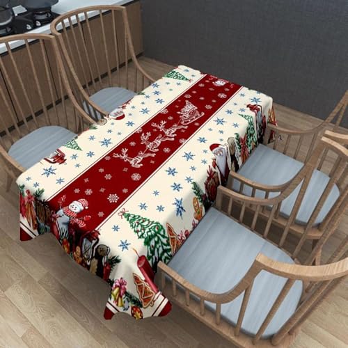 Tischdecke Weihnachtsbaum140x200cm Abwaschbar Garten Tischdecken Fleckschutz Wasserdicht Tischtuch für Draußen Esszimmer,Küche,Garten,Party,Hochzeiten oder Haushalt Tischdecke Weihnachtsbaum140x200cm Abwaschbar Garten Tischdecken Fleckschutz Wasserdicht Tischtuch für Draußen Esszimmer,Küche,Garten,Party,Hochzeiten oder Haushalt von xpkvdsq