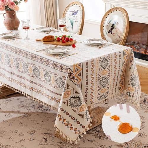 Tischdecke im Bohème-Stil mit kunstvollen Mustern Tischdecke im Ethno-Stil Picknick-Utensilien Familienessen Küchenartikel Tischdecke im Bohème-Stil mit kunstvollen Mustern Tischdecke im Ethno-Stil Picknick-Utensilien Familienessen Küchenartikel von xueneige