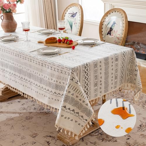 Tischdecke im Bohème-Stil mit kunstvollen Mustern Tischdecke im Ethno-Stil Picknick-Utensilien Familienessen Küchenartikel Tischdecke im Bohème-Stil mit kunstvollen Mustern Tischdecke im Ethno-Stil Picknick-Utensilien Familienessen Küchenartikel von xueneige