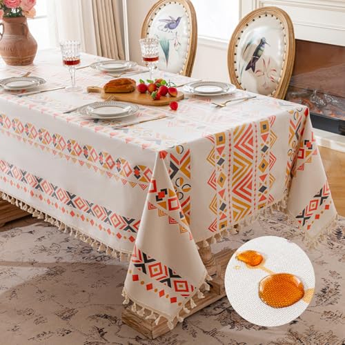 Tischdecke im Bohème-Stil mit kunstvollen Mustern Tischdecke im Ethno-Stil Picknick-Utensilien Familienessen Küchenartikel Tischdecke im Bohème-Stil mit kunstvollen Mustern Tischdecke im Ethno-Stil Picknick-Utensilien Familienessen Küchenartikel von xueneige