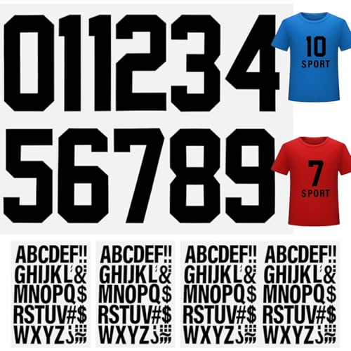 xutong 147 Stück DIY Buchstaben und Zahlen zum Aufbügeln, 8 Zoll Hoch Aufkleber, 2 Zoll Hoch Buchstaben für Sport T-Shirt Jersey Fußball Baseball Team T-Shirt (Schwarz) xutong 147 Stück DIY Buchstaben und Zahlen zum Aufbügeln, 8 Zoll Hoch Aufkleber, 2 Zoll Hoch Buchstaben für Sport T-Shirt Jersey Fußball Baseball Team T-Shirt (Schwarz) von xutong