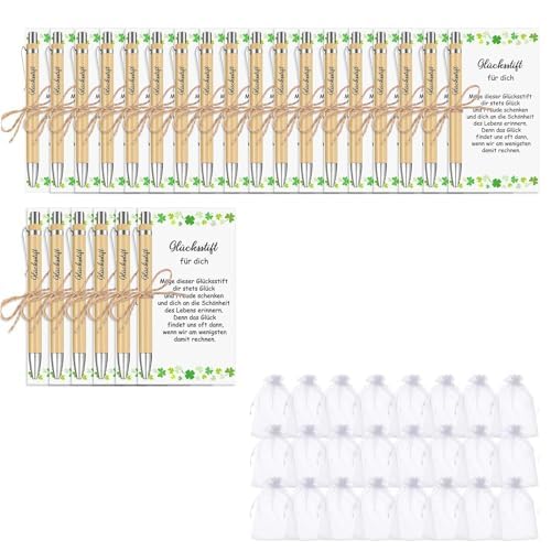 xutong 24 Sets Glücksstift Kugelschreiber mit, Abschiedsgeschenk Kollegin Sets Mit Kugelschreiber, Karte, Beutel Und Seil, Mitarbeitergeschenk, Danke Erzieher Geschenk xutong 24 Sets Glücksstift Kugelschreiber mit, Abschiedsgeschenk Kollegin Sets Mit Kugelschreiber, Karte, Beutel Und Seil, Mitarbeitergeschenk, Danke Erzieher Geschenk von xutong