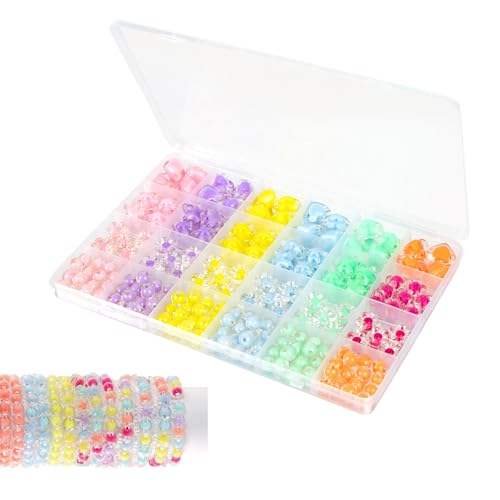 xyuayamz Schmuckherstellung Zubehör, Jewelry Making Kit, Schmuck Selber Machen Set, DIY Perlen Set für Halsketten Armbänder Ohrringe und Kunsthandwerk, 168 Stück Schmuckbastelsets, Kunststoffe von xyuayamz