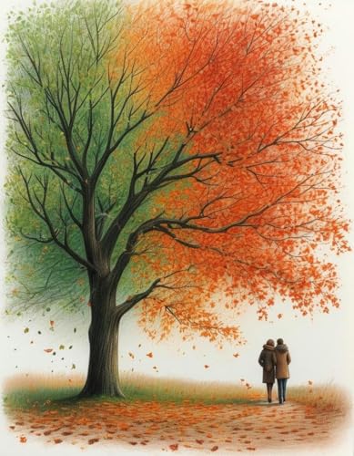 yade-show 11CT 3-Strang-Kreuzstich-Set für Anfänger, vorgestempelt (Pfingstrose und Schmetterling, groß)-40X50CM von yade-show