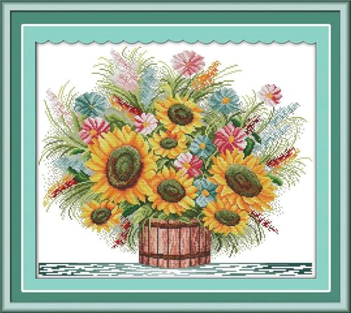 yade-show Kreuzstich-Stickset, Muster gedruckt, 11ct xxxxxx, bedruckt, DIY-Wandkunst, Handarbeitsset, 40 x 50 cm yade-show Kreuzstich-Stickset, Muster gedruckt, 11ct xxxxxx, bedruckt, DIY-Wandkunst, Handarbeitsset, 40 x 50 cm von yade-show