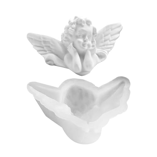 Schlafender Engel Silikonform Seifenform, Engelsflügel Epoxidharz Formen,Kuchen Formen Dekoration Werkzeug Handgemachte Seife Schokolade Fondant Formen Schlafender Engel Silikonform Seifenform, Engelsflügel Epoxidharz Formen,Kuchen Formen Dekoration Werkzeug Handgemachte Seife Schokolade Fondant Formen von yakermur