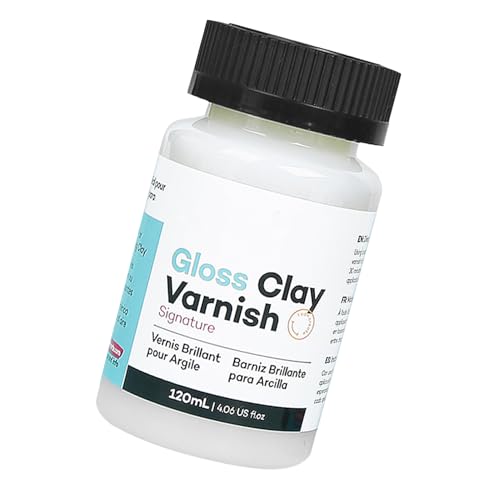 Seidenglanzlack, Seidenglänzend Transparen Glas, Auf Wasserbasis, Schutz- Und Überzugslack Glanzlack Für Modelliermasse Firnis Lufthärtenden Ton – Farbloser Varnish Seidenglanzlack, Seidenglänzend Transparen Glas, Auf Wasserbasis, Schutz- Und Überzugslack Glanzlack Für Modelliermasse Firnis Lufthärtenden Ton – Farbloser Varnish von yakermur