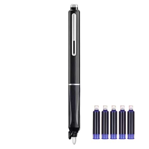 Tintenroller,luxury Pen With Cace,fancy Pens Kugelschreiber Glattes Schreibgefühl Stilvolles Nachfüllbarer Füllfederhalter - Feinspitze Feder Für Schreibgerät,Komfortgriff Feine Feder Verschmierfest von yakermur