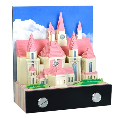 yakermur 2026 3D-Notizblock, Kunst der Skulptur auf Papier, 3D-Notizblock, Kirche, Bürobedarf für Weihnachten, Büro, Schlafzimmer, Kinderzimmer, Party, Haus, Reise yakermur 2026 3D-Notizblock, Kunst der Skulptur auf Papier, 3D-Notizblock, Kirche, Bürobedarf für Weihnachten, Büro, Schlafzimmer, Kinderzimmer, Party, Haus, Reise von yakermur