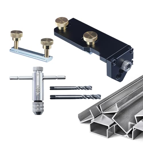 yakermur Aluminium Profil Bohrschablone | Zubehör Für Aluminium Systeme | Fräs- Und Gewindeassistent Für Kabelkonstruktion Metallbau Holzbearbeitung Montage yakermur Aluminium Profil Bohrschablone | Zubehör Für Aluminium Systeme | Fräs- Und Gewindeassistent Für Kabelkonstruktion Metallbau Holzbearbeitung Montage von yakermur