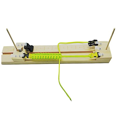 yakermur Holz Armband Maker | Paracord Armband Werkzeug | Robuster Maschinenständer Halter für Schlüsselanhänger Schmuck Frauen Heimwerker Freundschaftsprojekte yakermur Holz Armband Maker | Paracord Armband Werkzeug | Robuster Maschinenständer Halter für Schlüsselanhänger Schmuck Frauen Heimwerker Freundschaftsprojekte von yakermur