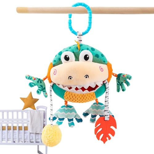 yakermur Kinderwagenspielzeug für Babys 0-6 Monate, hangbare Babyspielzeug | Sensorisches Plüschaktivitätsspielzeug - Babys Plüsch hangbare Aktivitäten, eingebaute Glocke, Unterhaltung für den yakermur Kinderwagenspielzeug für Babys 0-6 Monate, hangbare Babyspielzeug | Sensorisches Plüschaktivitätsspielzeug - Babys Plüsch hangbare Aktivitäten, eingebaute Glocke, Unterhaltung für den von yakermur