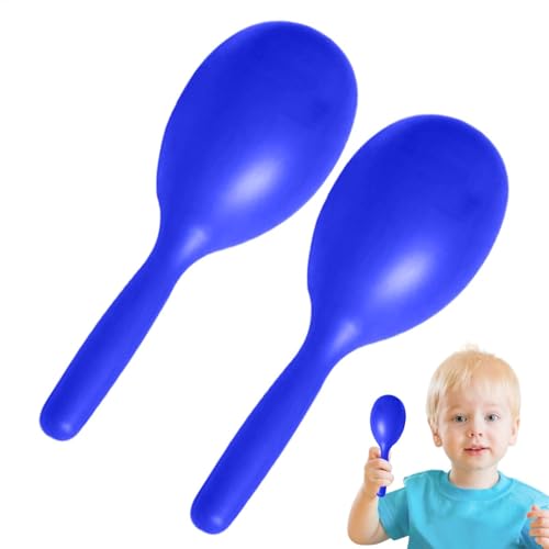 yakermur Maracas mit Rassel für Kleinkinder, 2 x Maracas Hand Percussion Rasseln – pädagogisches Musikinstrument, Partyzubehör, Dekorationen für mexikanische Fiesta yakermur Maracas mit Rassel für Kleinkinder, 2 x Maracas Hand Percussion Rasseln – pädagogisches Musikinstrument, Partyzubehör, Dekorationen für mexikanische Fiesta von yakermur