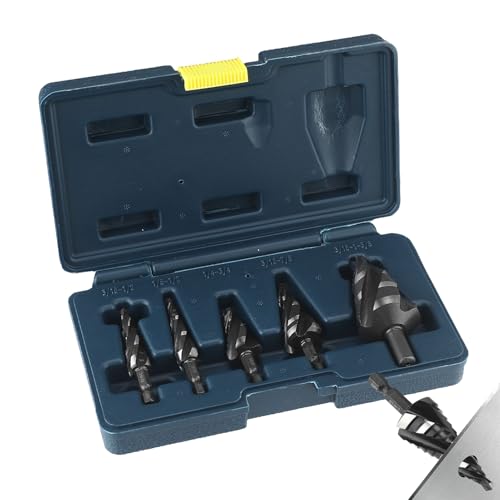 yakermur Metall -Stiefmaschinenbohrer, Schritt Bit | Stiefbits für Metall,Industrielle Hochgeschwindigkeitsstahl-Spiralschneidwerkzeuge für Bohrlöcher yakermur Metall -Stiefmaschinenbohrer, Schritt Bit | Stiefbits für Metall,Industrielle Hochgeschwindigkeitsstahl-Spiralschneidwerkzeuge für Bohrlöcher von yakermur