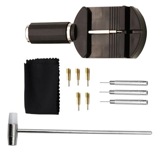 11-teiliges professionelles Uhren-Reparaturwerkzeug-Set für Armband-Einstellstiftentferner, Regler, Wartung für den täglichen Gebrauch 11-teiliges professionelles Uhren-Reparaturwerkzeug-Set für Armband-Einstellstiftentferner, Regler, Wartung für den täglichen Gebrauch von yanwuwa