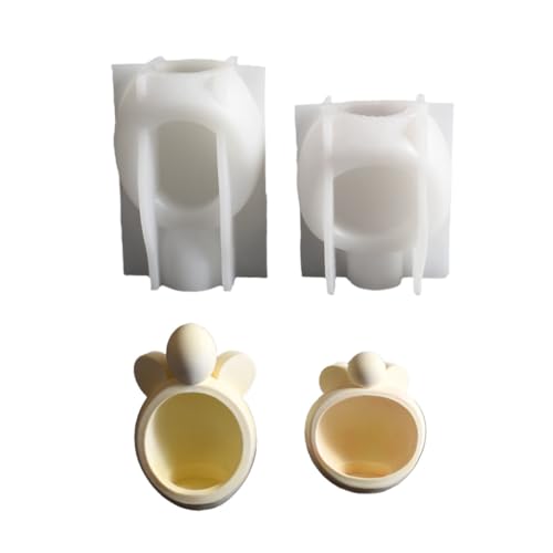 2 Stück Engelsflügel-Kerzenhalter-Silikonform-Set zur Personalisierung von Heimdekoration und Hochzeitsarrangements von yanwuwa