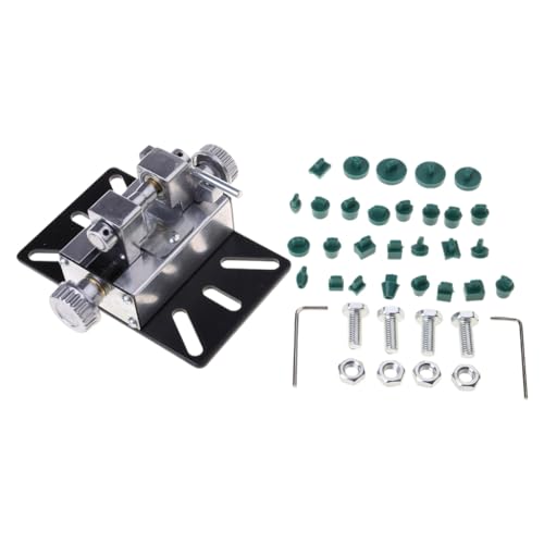 Bohrmaschine für Schmuck, Jades Perlen, Bohrmaschine für Handwerk und Werkstatt, Lochstanz-Set mit verstellbarem Halter von yanwuwa