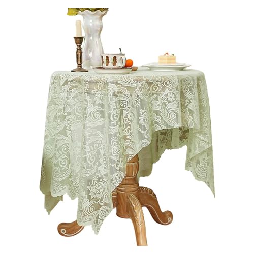 Elegante Spitzen-Tischdecke, zarter Ausschnitt, Premium-Polyester-Stoff für Bankette, Party, Heimdekoration, Heimdekoration Elegante Spitzen-Tischdecke, zarter Ausschnitt, Premium-Polyester-Stoff für Bankette, Party, Heimdekoration, Heimdekoration von yanwuwa