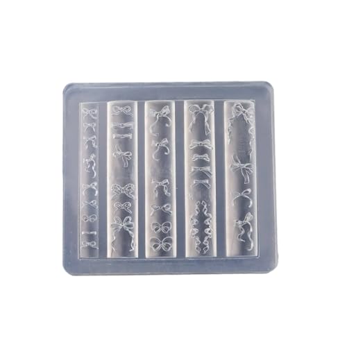 Elegantes Bowknot Silikonform-Set für 3D-Nägel, Kunst, Ohrringe und Halsketten, Bastelwerkzeug, modisches Statement Elegantes Bowknot Silikonform-Set für 3D-Nägel, Kunst, Ohrringe und Halsketten, Bastelwerkzeug, modisches Statement von yanwuwa