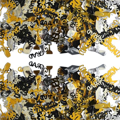 Glitzerndes Konfetti, Abschlussfoto, Gold, Schwarz, Blau, Party-Überwurf, Dekoration für Feste Glitzerndes Konfetti, Abschlussfoto, Gold, Schwarz, Blau, Party-Überwurf, Dekoration für Feste von yanwuwa