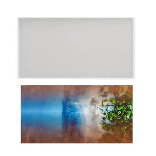 Große rechteckige Silikonform, Bastelformen, Silikonstruktur für Epoxidharz, Flusstische und Bastelprojekte Große rechteckige Silikonform, Bastelformen, Silikonstruktur für Epoxidharz, Flusstische und Bastelprojekte von yanwuwa
