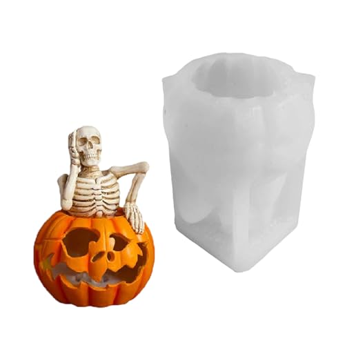 Halloween-Formen, Kürbisse, Gussteile, Epoxidharz, gruselige Skelett-Silikonformen, Pflaster Halloween-Formen, Kürbisse, Gussteile, Epoxidharz, gruselige Skelett-Silikonformen, Pflaster von yanwuwa