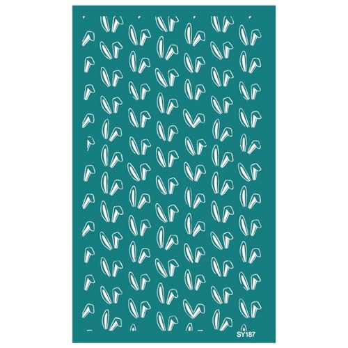 Hasen-Eierschalen-Siebdruck-Schablonen zum Bemalen von Ton, Holz, T-Shirts, Stoffbeutel, waschbar, Siebdruck-Schablonen Hasen-Eierschalen-Siebdruck-Schablonen zum Bemalen von Ton, Holz, T-Shirts, Stoffbeutel, waschbar, Siebdruck-Schablonen von yanwuwa