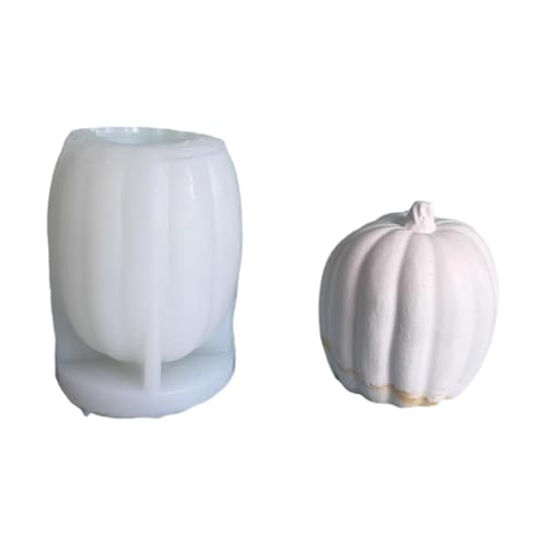 Kürbis-Kerzen-Bastelform, Silikonform für einzigartige, handgefertigte Epoxidharz, Desktop-Dekoration, Form von yanwuwa