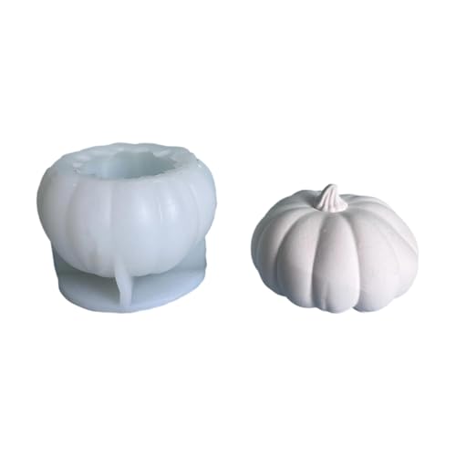 Kürbis-Kerzen-Bastelform, Silikonform für einzigartige, handgefertigte Epoxidharz, Desktop-Dekoration, Form von yanwuwa