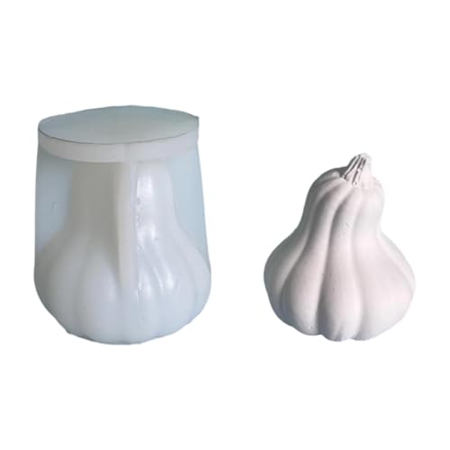 Kürbis-Kerzen-Bastelform, Silikonform für einzigartige, handgefertigte Epoxidharz, Desktop-Dekoration, Form von yanwuwa