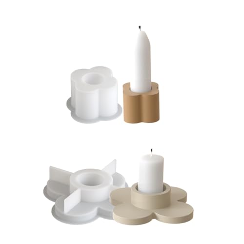 Mehrzweck-Silikon-Kleeblatt-Halter-Form-Set, tragbar, für Harz, Gips, Bastelbedarf, verschiedene Größen Mehrzweck-Silikon-Kleeblatt-Halter-Form-Set, tragbar, für Harz, Gips, Bastelbedarf, verschiedene Größen von yanwuwa