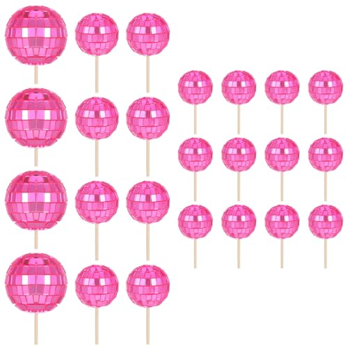 Miniatur Discos Cupcake Picks Kuchen Topper Dessert Geburtstag Dekorationen Festival Kuchen Verzierungen, 24 Stück Miniatur Discos Cupcake Picks Kuchen Topper Dessert Geburtstag Dekorationen Festival Kuchen Verzierungen, 24 Stück von yanwuwa