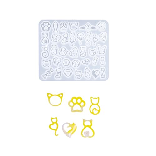 Modische Ohrring Lovely Cats Silikonform-Set Zubehör tragbar für stilvolle Schmuckherstellung Harzguss-Set Modische Ohrring Lovely Cats Silikonform-Set Zubehör tragbar für stilvolle Schmuckherstellung Harzguss-Set von yanwuwa