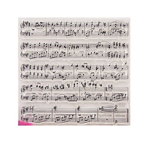 Music Score Stamp Seal Transparent Seal Card Making Decoration Supplies for Children Adult DIY Handamde Fun Accessory Cartoon Seal Stamp Music Score Stamp Seal Transparent Seal Card Making Decoration Supplies for Children Adult DIY Handamde Fun Accessory Cartoon Seal Stamp von yanwuwa