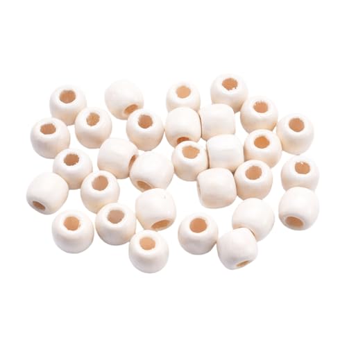 Naturholzperlen, großes Loch, Haarschmuck, Vintage-Farbe, Holzperlen für kreative Frisuren Naturholzperlen, großes Loch, Haarschmuck, Vintage-Farbe, Holzperlen für kreative Frisuren von yanwuwa