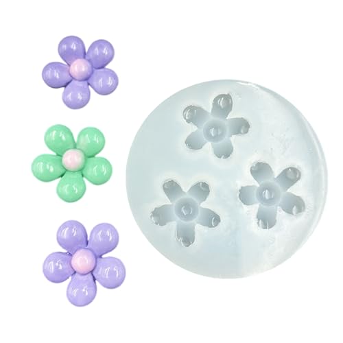 Premium-Silikonform für Schmuckherstellung, mit 6 Blumen-Designs, Rosen-, Gänseblümchen-, Tannenzapfen, Blumenformen, hohe Temperaturbeständigkeit Premium-Silikonform für Schmuckherstellung, mit 6 Blumen-Designs, Rosen-, Gänseblümchen-, Tannenzapfen, Blumenformen, hohe Temperaturbeständigkeit von yanwuwa