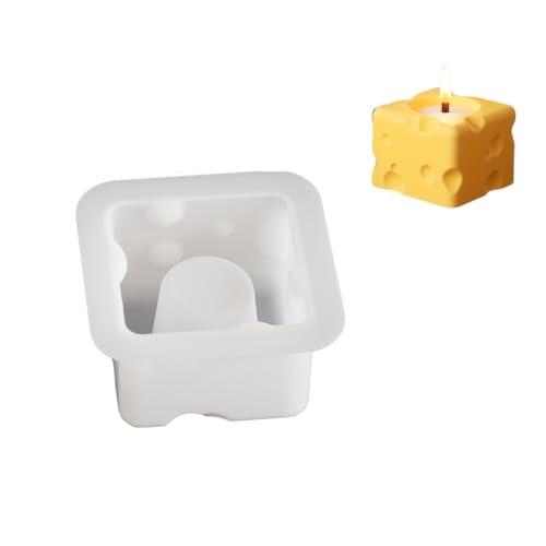 Robustes Mehrzweck-Silikon-Käse-Kerzenhalter-Form-Set, tragbar, für Harz, Gips, Bastelbedarf, verschiedene Größen Robustes Mehrzweck-Silikon-Käse-Kerzenhalter-Form-Set, tragbar, für Harz, Gips, Bastelbedarf, verschiedene Größen von yanwuwa