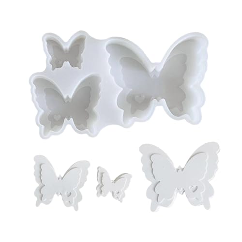 Silikonform-Set für kreative stabile und flexible Schmetterlings-Designs in drei Größen, ideal für Bastelprojekte Silikonform-Set für kreative stabile und flexible Schmetterlings-Designs in drei Größen, ideal für Bastelprojekte von yanwuwa