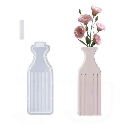 Silikonformen für Blumenvasen, Zement, Gips, Silikonformen, gestreifte Silikonvasen für Epoxidharz Silikonformen für Blumenvasen, Zement, Gips, Silikonformen, gestreifte Silikonvasen für Epoxidharz von yanwuwa