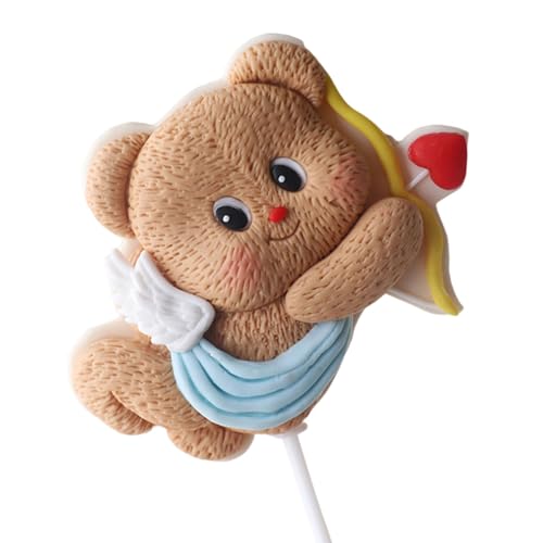 Stilvoller Butterbär-Kuchenzubehör, bunter Butterbär-Kuchenaufsatz für lustige und fantasievolle Geburtstagsparty-Dekorationen Stilvoller Butterbär-Kuchenzubehör, bunter Butterbär-Kuchenaufsatz für lustige und fantasievolle Geburtstagsparty-Dekorationen von yanwuwa