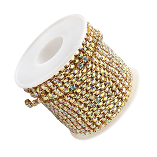 Strassbesatz, geschlossene Kette, Strass-Schmuckkette zum Basteln, Nähen, Kleidung, Hochzeitsdekoration, Dekoration Strassbesatz, geschlossene Kette, Strass-Schmuckkette zum Basteln, Nähen, Kleidung, Hochzeitsdekoration, Dekoration von yanwuwa