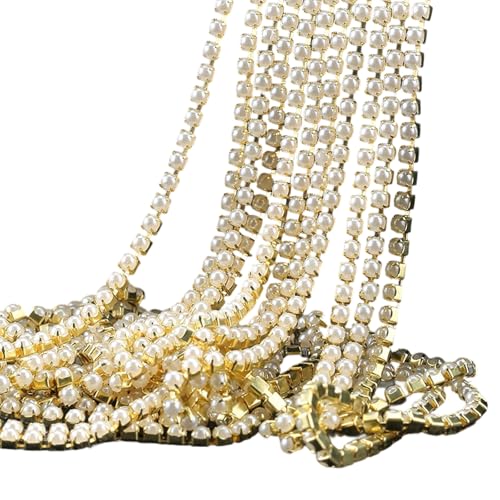 Strassbesatz, geschlossene Kette, Strass-Schmuckkette zum Basteln, Nähen, Kleidung, Hochzeitsdekoration, Dekoration Strassbesatz, geschlossene Kette, Strass-Schmuckkette zum Basteln, Nähen, Kleidung, Hochzeitsdekoration, Dekoration von yanwuwa