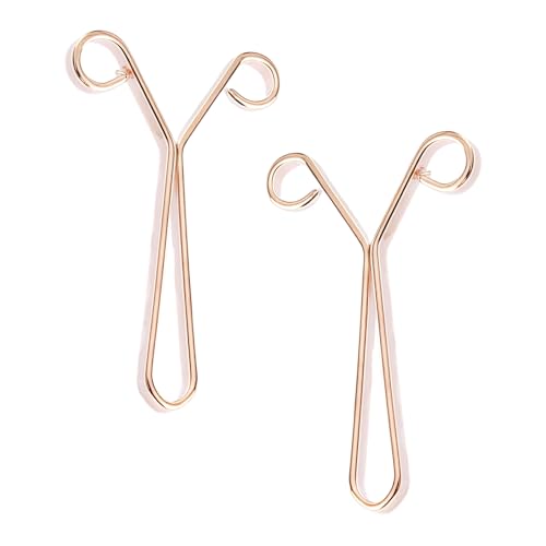 Verstellbare gerollte Manschettenclips für sicheren Sitz, leichte Aluminiumlegierung, Schmuckzubehör Verstellbare gerollte Manschettenclips für sicheren Sitz, leichte Aluminiumlegierung, Schmuckzubehör von yanwuwa