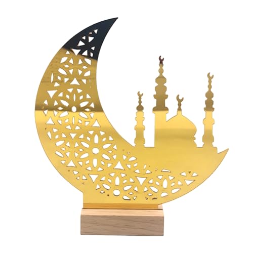 yanwuwa 3D-Acryl-Halbmond-Dekoration für Eid und Ramadans, Schreibtisch-Ornament, elegantes Islamik-Festival, Partyzubehör yanwuwa 3D-Acryl-Halbmond-Dekoration für Eid und Ramadans, Schreibtisch-Ornament, elegantes Islamik-Festival, Partyzubehör von yanwuwa