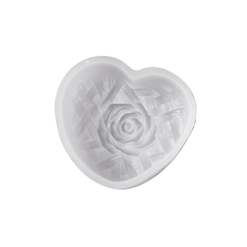 yanwuwa 3D-Silikonformen in Herzform zur Herstellung von Seife, Heimdekoration, temperaturbeständige Epoxidharz-Silikonformen von yanwuwa
