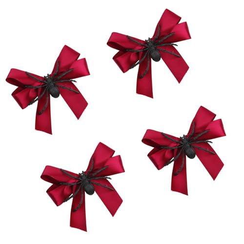 yanwuwa 4 x Haarschleifen mit haltbaren Clips, Schleifenform, Haarspangen für Kostümpartys und Festivals, Dekoration, Urlaubs-Haar-Accessoires yanwuwa 4 x Haarschleifen mit haltbaren Clips, Schleifenform, Haarspangen für Kostümpartys und Festivals, Dekoration, Urlaubs-Haar-Accessoires von yanwuwa